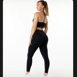 ALPHALET ALPHALUX BLACK LEGGINGS MEDIUM